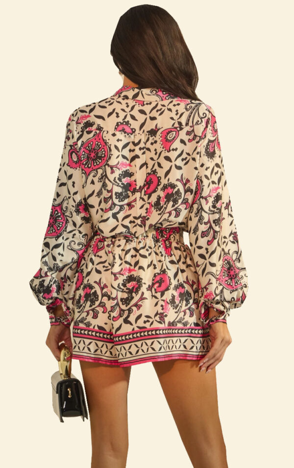 LuxiBoutique™ Printed Luxe Set (Shirt And Shorts) - Image 2