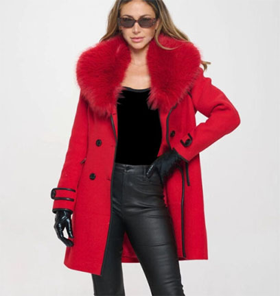LuxiBoutique™ Fur Luxe Jacket W/Trim-Love it!